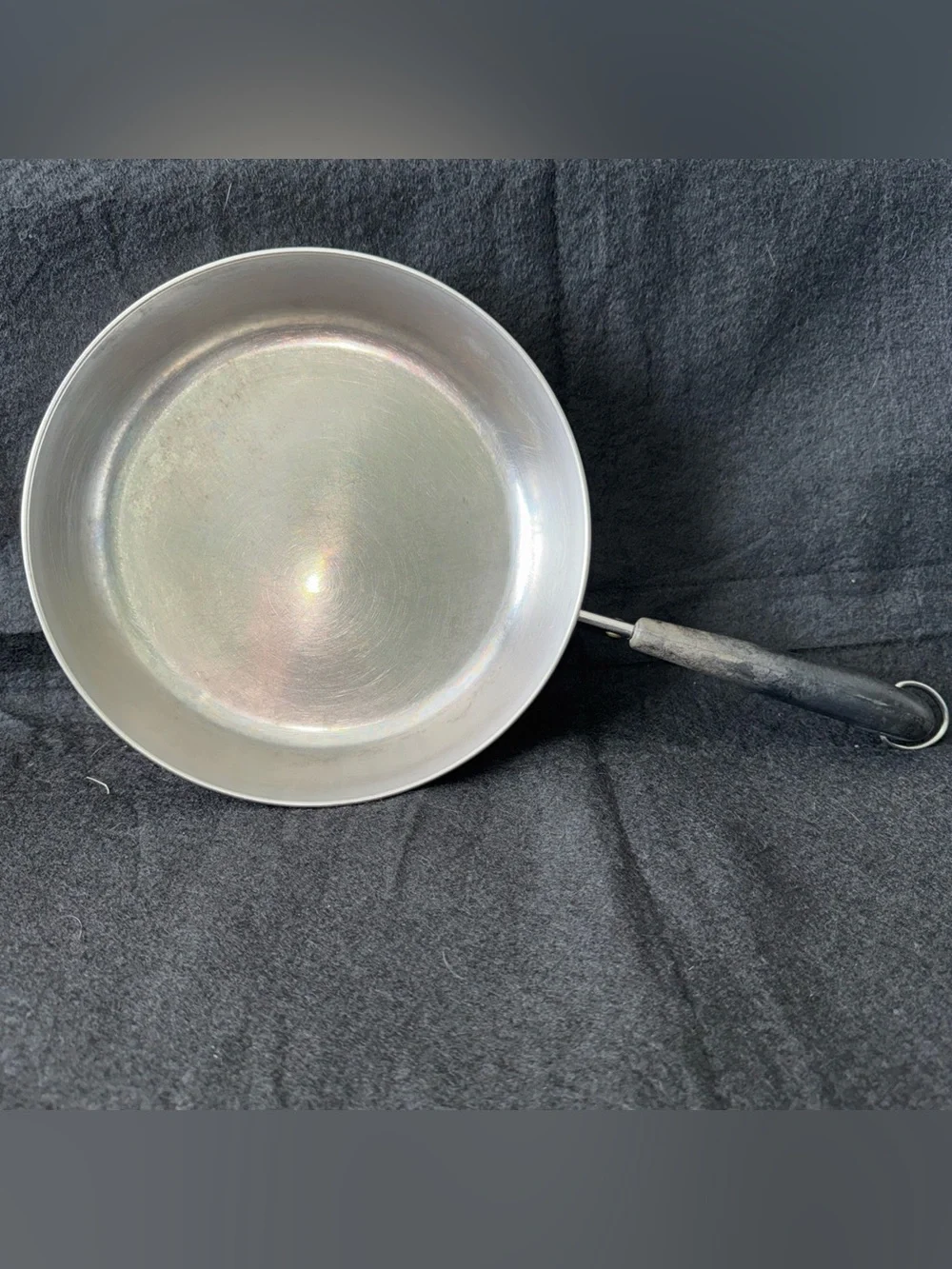 Revere Ware 9” Copper Bottom Skillet Frying Pan Vintage 1801 Clinton IL USA 89c